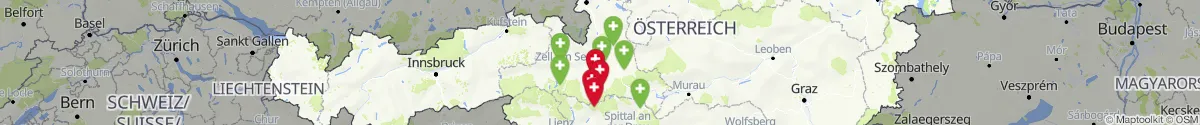 Map view for Pharmacies emergency services nearby Bad Hofgastein (Sankt Johann im Pongau, Salzburg)